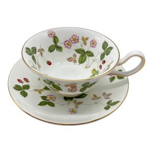 Wedgwood (ウェッジウッド) ティーカップ&ソーサー ワイルド ストロベリー ティーカップ&ソーサー (ピオニー)