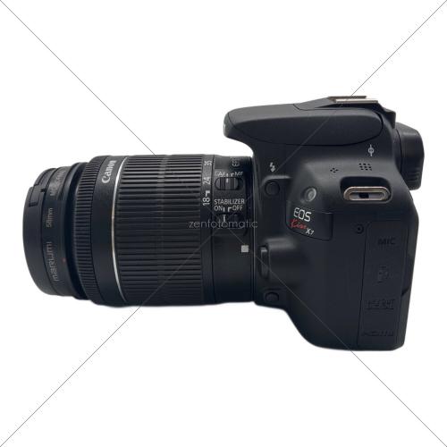 CANON (キヤノン) 一眼レフカメラ EOS Kiss X7 ダブルズームキット レンズ(EFS18-55mm/EFS55-250mm)