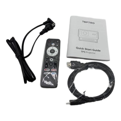TOPTRO プロジェクター VIDEO PROJECTOR TP3 1080P Google TV搭載
