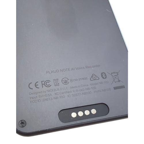 PLAUD (プラウド) AIボイスレコーダー NB-100