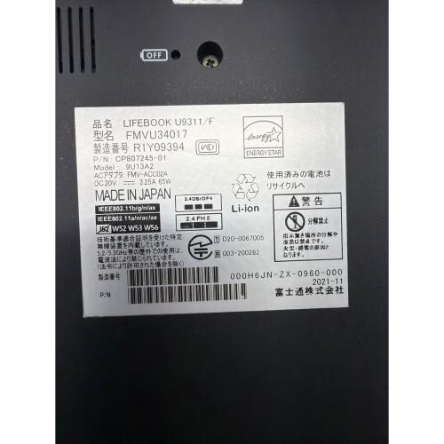 富士通 (フジツウ) LIFEBOOK FMVU34017