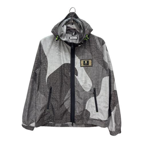 MARK&LONA (マークアンドロナ) ゴルフウェア(トップス) Fakie Zip Hood Jumper メンズ SIZE 48 ブラック×グレー