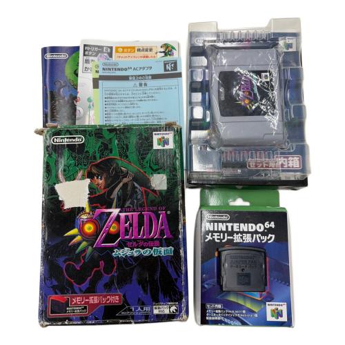 Nintendo (ニンテンドー) ゼルダの伝説 ムジュラの仮面 Nintendo64用ソフト ※外箱ダメージ有 -