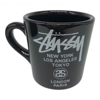 stussy (ステューシー) マグカップ ブラック ワールドツアー