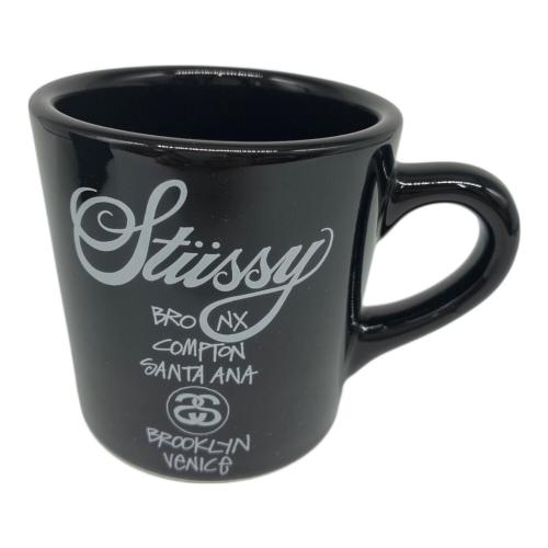 stussy (ステューシー) マグカップ ブラック ワールドツアー