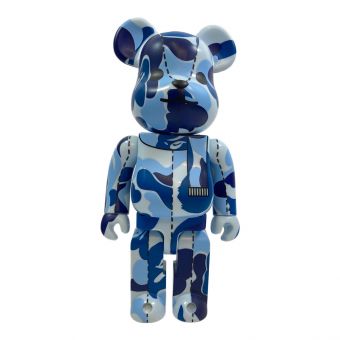 MEDICOM TOY (ミディアムトイ) フィギュア BAPE PLAY B@000 ABC-camo 400％ ブルー BE@RBRICK