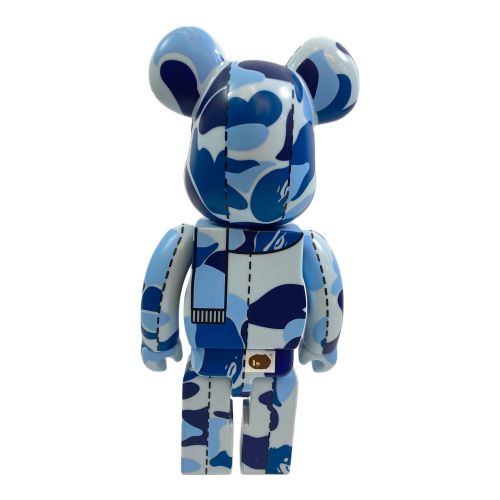 MEDICOM TOY (ミディアムトイ) フィギュア BAPE PLAY B@000 ABC-camo 400％ ブルー BE@RBRICK