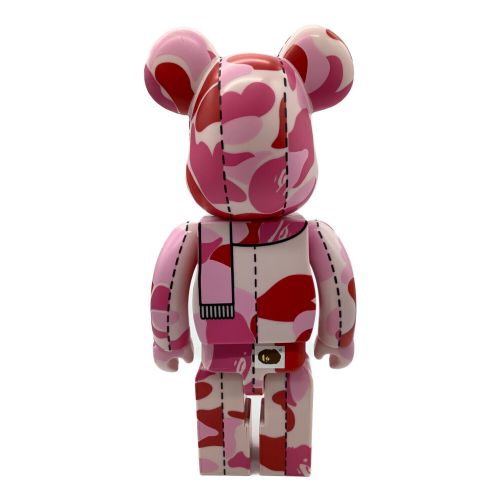 MEDICOM TOY (メディコムトイ) フィギュア BAPE PLAY  B@000 ABC-camo 400％  ピンク BE@RBRICK