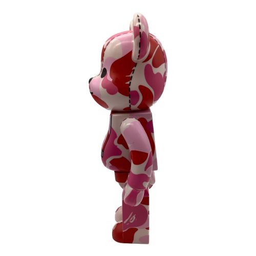 MEDICOM TOY (メディコムトイ) フィギュア BAPE PLAY  B@000 ABC-camo 400％  ピンク BE@RBRICK