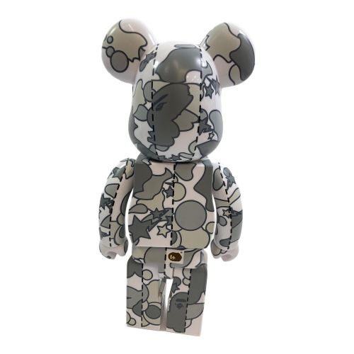 MEDICOM TOY (ミディアムトイ) フィギュア BAPE PLAY B@000 STA-camo 400% グレー 【右足難有】BE@RBRICK