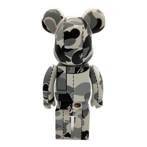 MEDICOM TOY (メディコムトイ) フィギュア BAPE PLAY B@000 ABC-camo 400% グレー BE@RBRICK