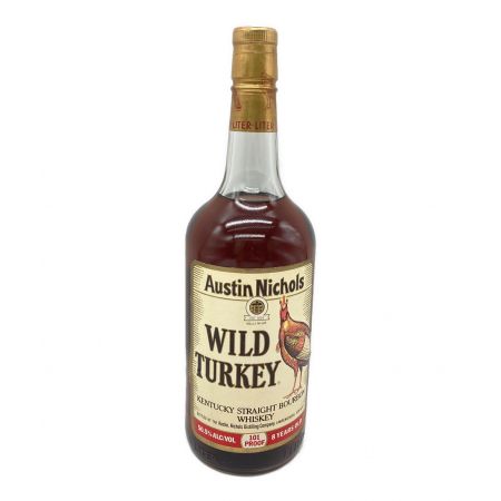 ワイルドターキー (WILD TURKEY) バーボン @ 1000ml 8年 旧ボトル 未開封 ケンタッキー（アメリカ）
