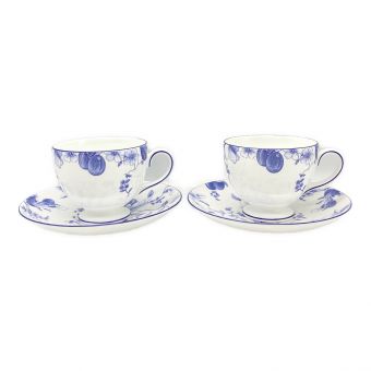 Wedgwood (ウェッジウッド) カップ&ソーサー ブループラム 2Pセット