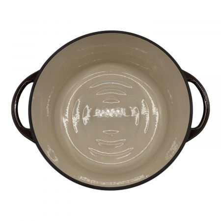 バーミキュラ　鍋　ブラウン　26㎝　中古品 Yahoo!オークション -「バーミキュラ 鍋 26」の落札相場・落札価格