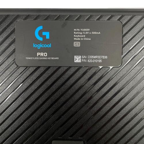 LOGICOOL (ロジクール) ゲーミングキーボード YU0039 PRO X Gaming Keyboard