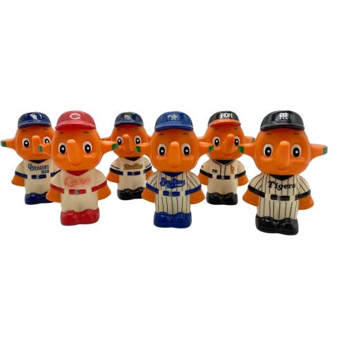レトロホビー 6体セット レトロ プロ野球 球団公認サトちゃん コインバンクセット