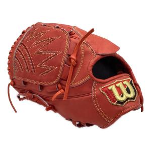 Wilson 硬式グローブ オレンジ Wilson staff DUAL 投手用 左投げ用 WTAHWSD1B