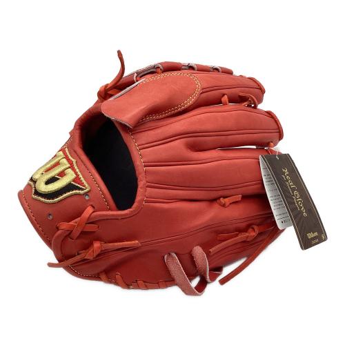 Wilson 硬式グローブ オレンジ Wilson staff DUAL 投手用 左投げ用 WTAHWSD1B