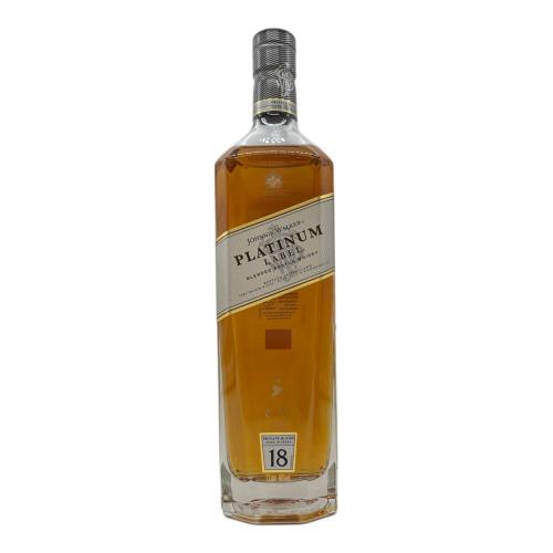 ジョニーウォーカー (Johnnie Walker) プラチナムラベル 18年 スコッチウィスキー 18年 2ボトルセット 1L/200ml