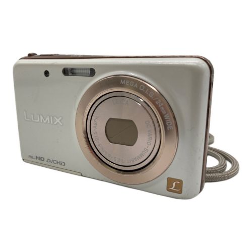 Panasonic (パナソニック) コンパクトデジタルカメラ LUMIX ホワイト DMC-FX80 1250万画素 1/2.33型 専用電池 SDHC/SDカード対応 AUTO/200/400/800/1600 FE2LC007020