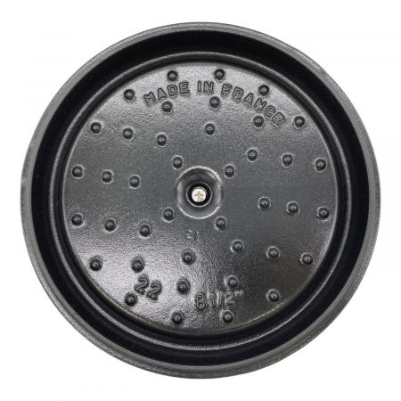 Staub (ストウブ) 鍋 22cm ブルー 40508-228 ピコ・ココット ラウンド