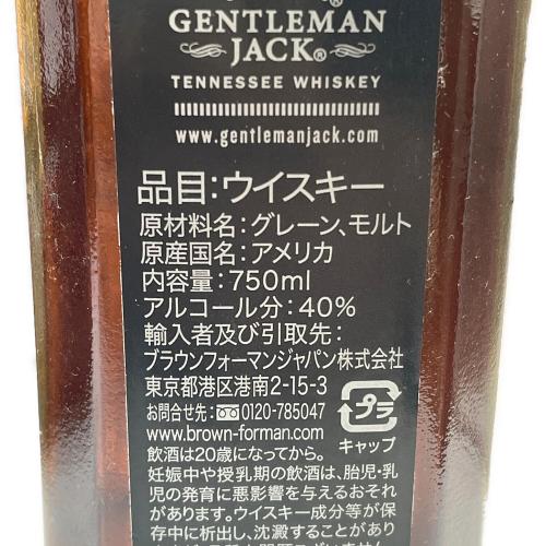 JACK DANIELS (ジャックダニエルズ) GENTLEMAN JACK テネシーウィスキー 750ml