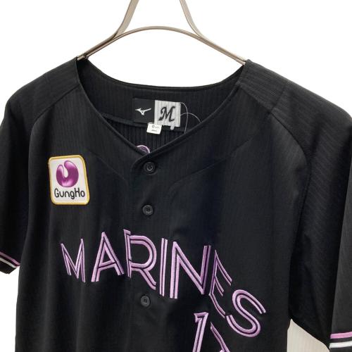 千葉ロッテマリーンズ (チバロッテマリーンズ) 応援グッズ O ブラック 2022年モデル ユニフォーム 佐々木朗希