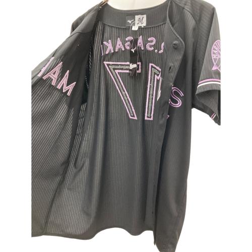 千葉ロッテマリーンズ (チバロッテマリーンズ) 応援グッズ O ブラック 2022年モデル ユニフォーム 佐々木朗希