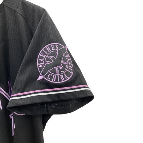 千葉ロッテマリーンズ (チバロッテマリーンズ) 応援グッズ O ブラック 2022年モデル ユニフォーム 佐々木朗希