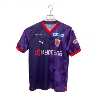 PUMA (プーマ) サッカーユニフォーム メンズ SIZE XL パープル 京都パープルサンガ2024 オーセンティックユニフォーム