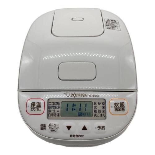 象印 (ゾウジルシ) マイコン炊飯ジャー NL-BE05-WZ 3合(0.54L) 程度S(未使用品) 未使用品