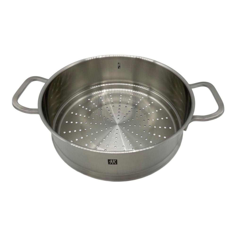 新品　未使用　ZWILLING Moment 両手鍋 ステンレス　スチーマー ZWILLING (ツヴィリング) ステンレススチーマー 66240-724｜トレファク
