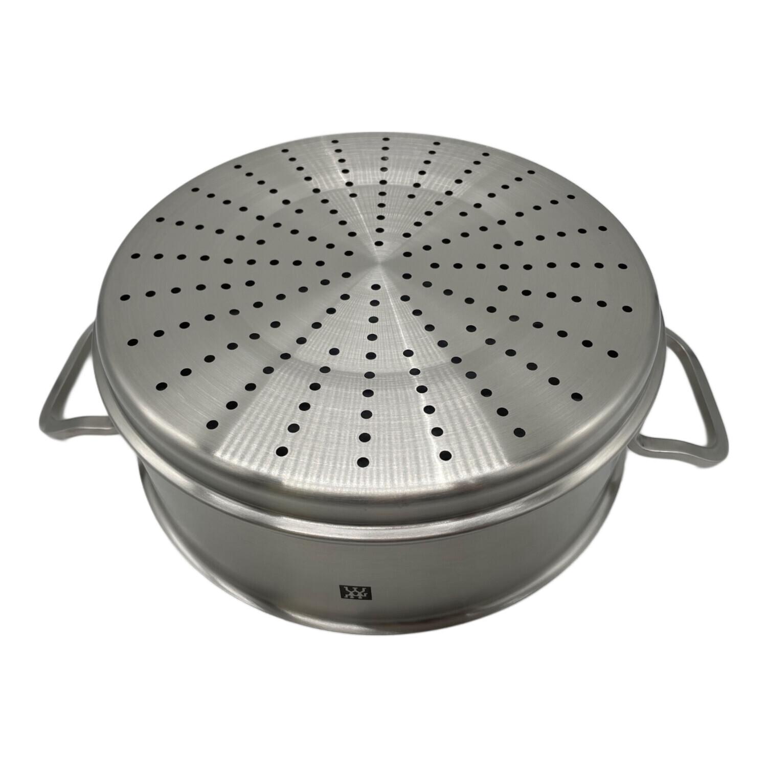 新品　未使用　ZWILLING Moment 両手鍋 ステンレス　スチーマー Amazon.co.jp: Zwiiling ツヴィリング 「 モーメント スチーマー 24cm