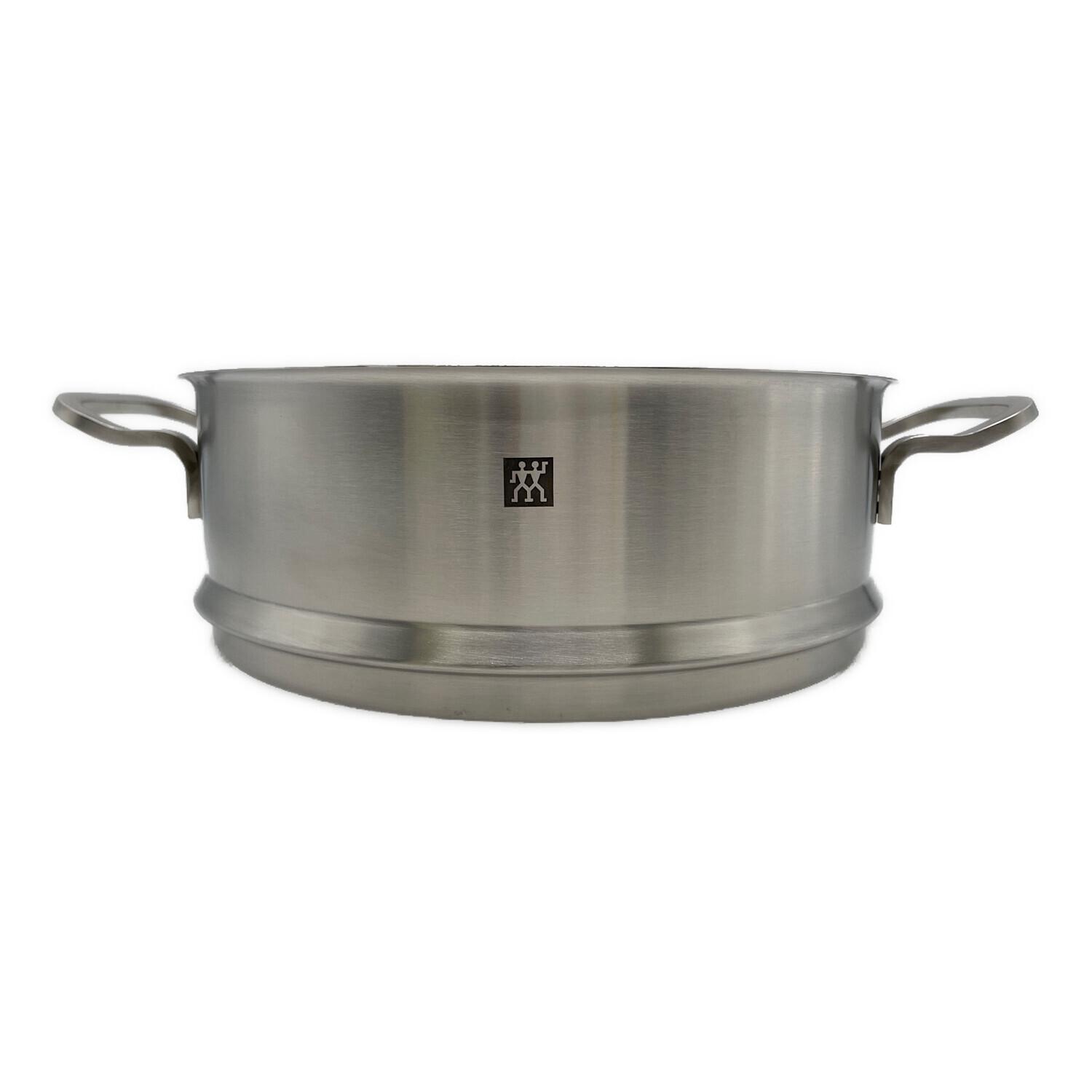 新品　未使用　ZWILLING Moment 両手鍋 ステンレス　スチーマー ZWILLING (ツヴィリング) ステンレススチーマー 66240-724｜トレファク
