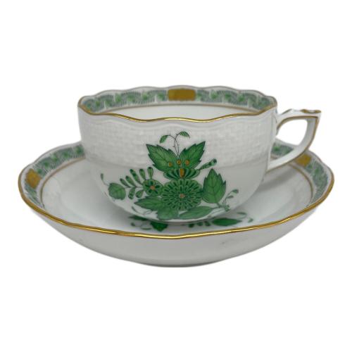 Herend (ヘレンド) カップ&ソーサー アポニーグリーン