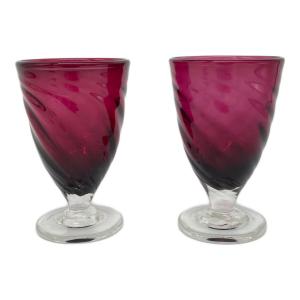 木鯨舎 (モクゲイシャ) グラスセット 金赤ガラス