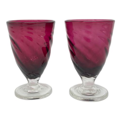 木鯨舎 (モクゲイシャ) グラスセット 金赤ガラス