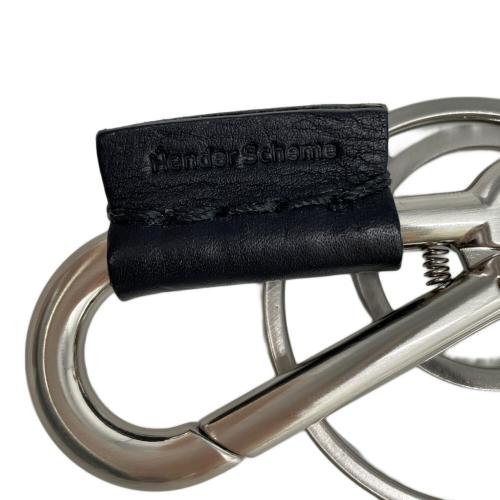 HENDER SCHEME (エンダースキーマ) カラビナキーホルダー ブラック×シルバー