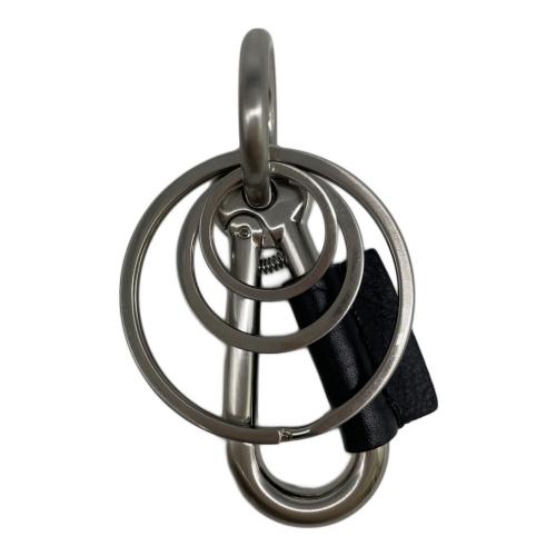 HENDER SCHEME (エンダースキーマ) カラビナキーホルダー ブラック×シルバー