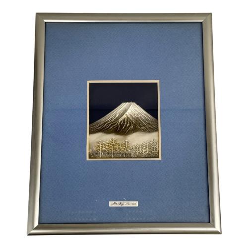 武比古 (タケヒコ) 富士山画 純銀 silver999