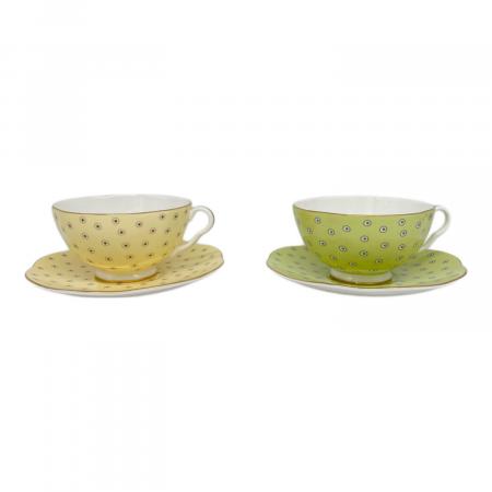 Wedgwood (ウェッジウッド) カップ&ソーサー ポルカドット 4Pセット