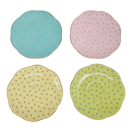 Wedgwood (ウェッジウッド) カップ&ソーサー ポルカドット 4Pセット