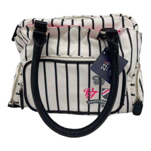 23区 GOLF (ニジュウサンク ゴルフ) ゴルフバッグ ホワイト