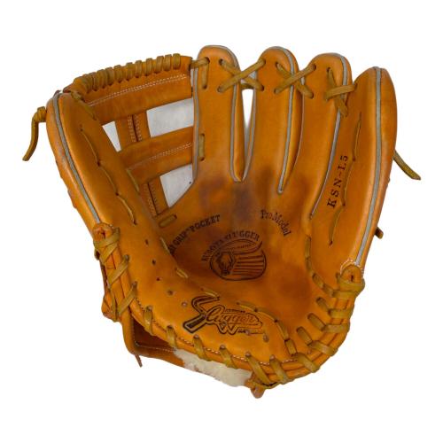 Aggressiue グローブ ブラウン 久保田スラッガー セカンド・ショート用 KSN-L5