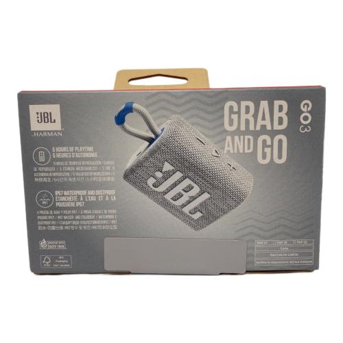 JBL (ジェービーエル) ワイヤレススピーカー GO3ECOWHT Blue Tooth機能