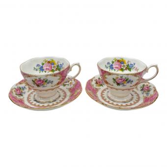 ROYAL ALBERT (ロイヤルアルバート) カップ&ソーサー レディーカーライル 2Pセット