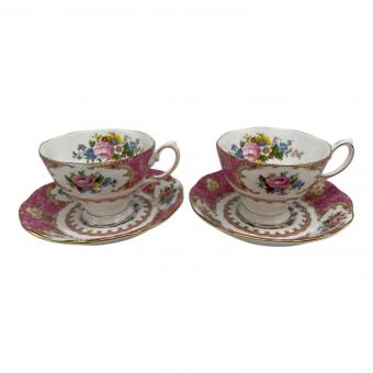 ROYAL ALBERT (ロイヤルアルバート) カップ&ソーサー レディーカーライル 2Pセット