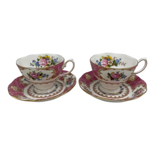 ROYAL ALBERT (ロイヤルアルバート) カップ&ソーサー レディーカーライル 2Pセット