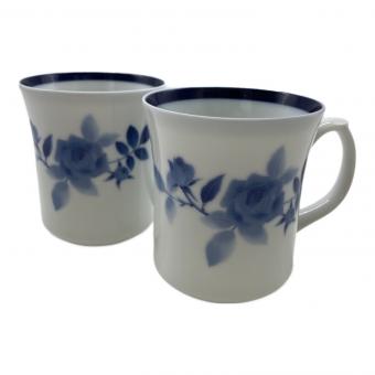 香蘭社 (コウランシャ) マグカップ 薔薇柄 サムシングブルー 2Pセット