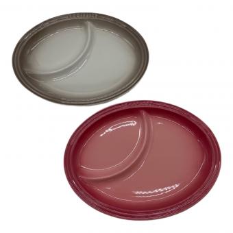 LE CREUSET (ルクルーゼ) オーバルプレート 2Pセット